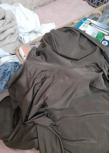s Beden kahverengi Renk kapşonlu hırka