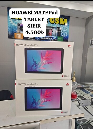 HUAWEİ TABLET SIFIR UYGUN FİYAT