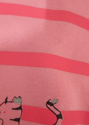 Pembe Nakışlı Kız Çocuk Eşofman Takımı - Görsel 4