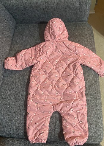 Pembe Fermuarlı Bebek Astranot Mont - Görsel 2