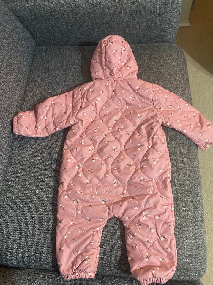 Pembe Fermuarlı Bebek Astranot Mont - Görsel 2