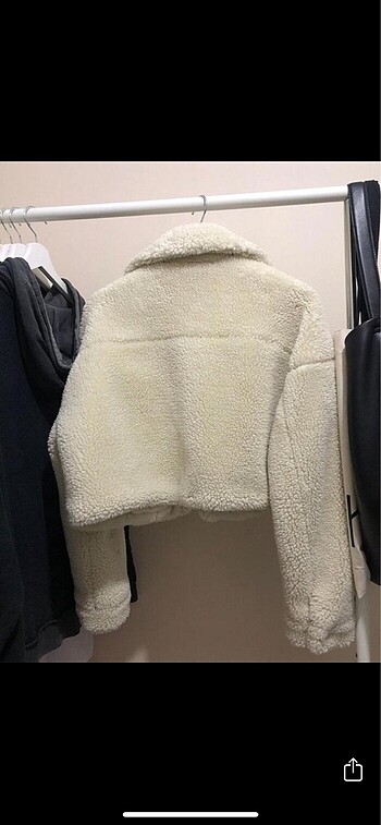 s Beden Pull bear peluş ceket