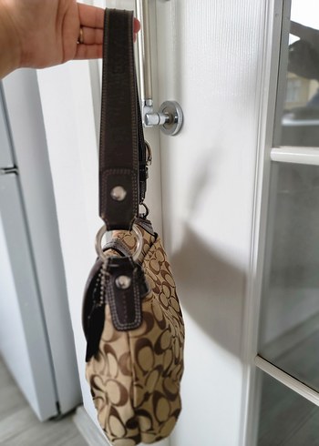 Beden kahverengi Renk İkonik vintage Coach Kadın Çantası