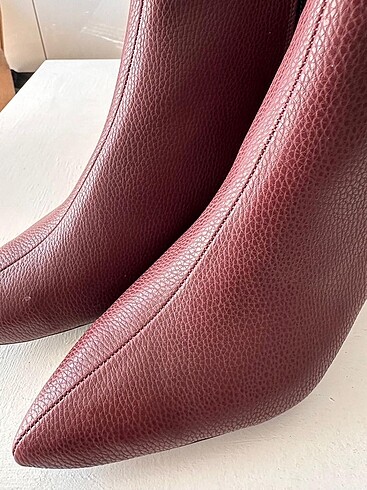 41 Beden BORDO DERİ BOT FLOTER