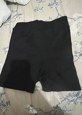 Kadın Siyah Yüksek Bel Mini Şort