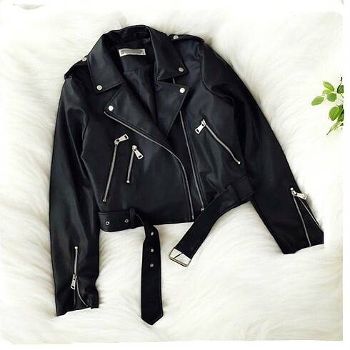 deri ceket crop