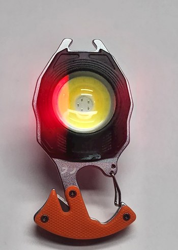 Turuncu Renkli LED Kamp Lambası - Görsel 2