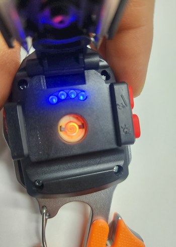 Turuncu Renkli LED Kamp Lambası - Görsel 3