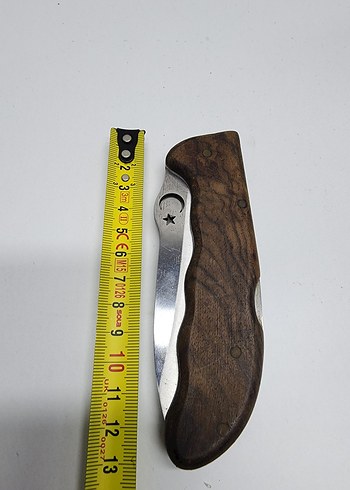 Ceviz Ahşap Saplı Katlanır Bıçak - Görsel 2