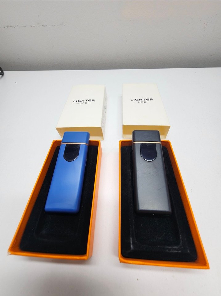 USB Şarjlı Renkli Elektronik Çakmak - Görsel 2