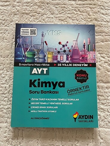 Aydın yayınları ayt kimya soru bankası