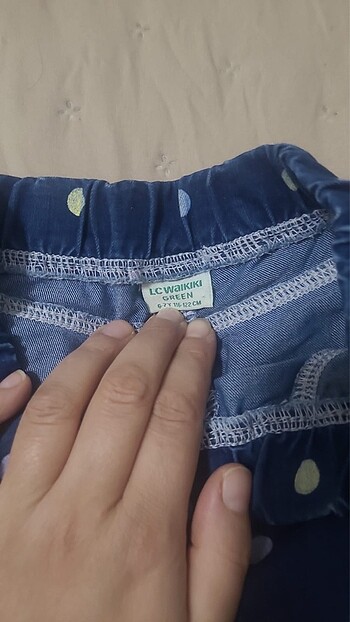 LC Waikiki Kız çocuk puantileli kot