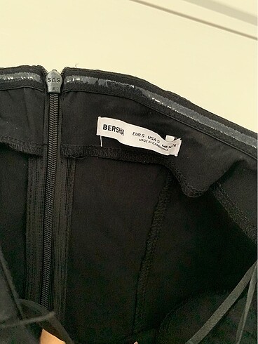 Bershka Bershka Straplez Midi Dar Elbise