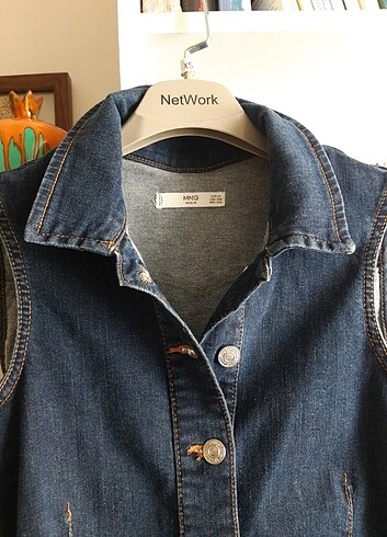xs Beden lacivert Renk Denim elbise 