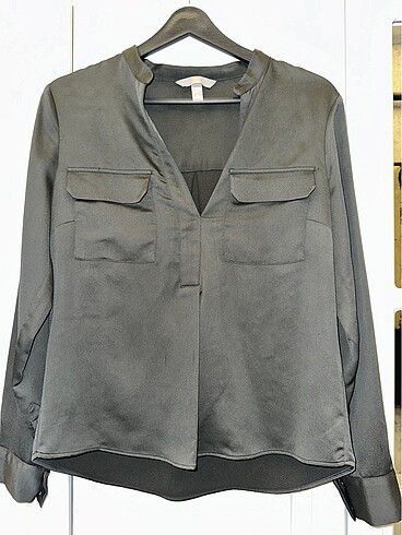 H&M H&M saten görünümlü bluz
