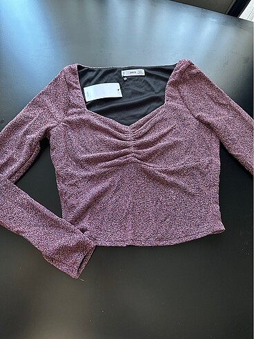 MANGO SİMLİ BLUZ