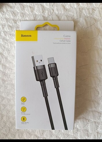 Baseus Catklf-Cg1 Cafule Lightning 1.5a Kablo 2 Mt - Gri/SiyahBa