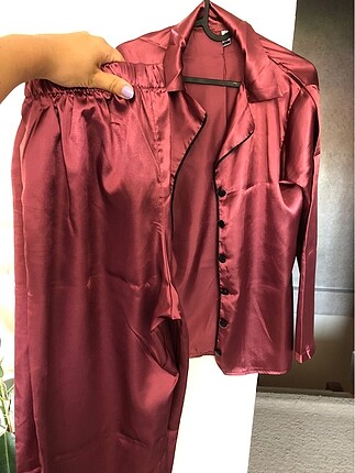 Saten pijama takım