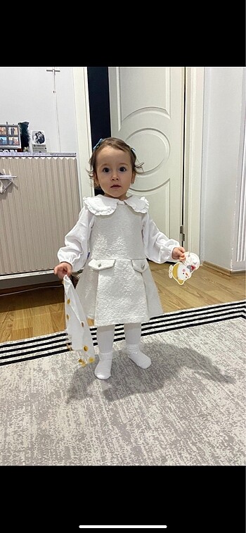 9-12 Ay Beden Kız bebek tüvit elbise