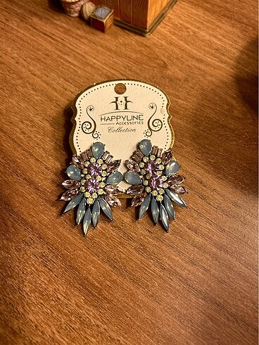 swarovski Taşlı Çelik Küpe