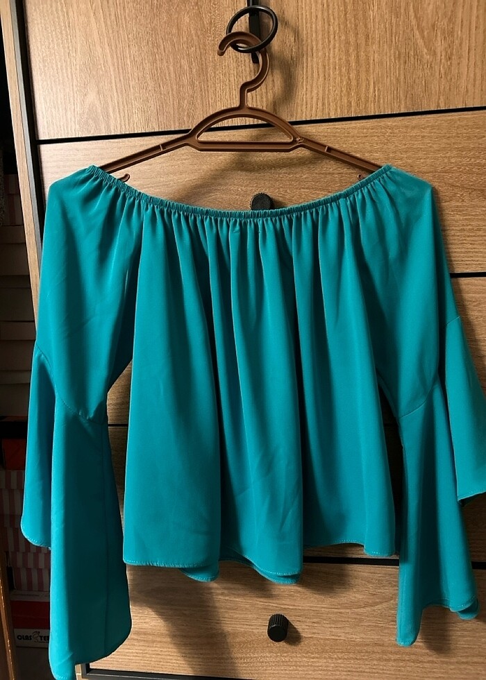 Adil Işık bluz yeşil - Görsel 2