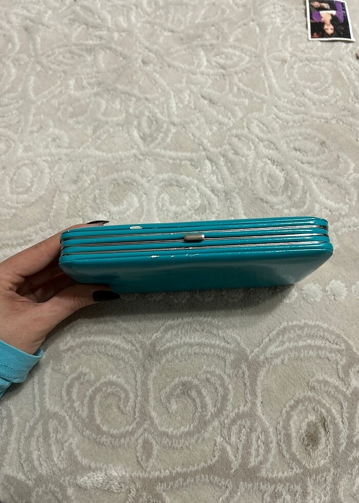 Mango Turkuaz Cüzdan - Görsel 2
