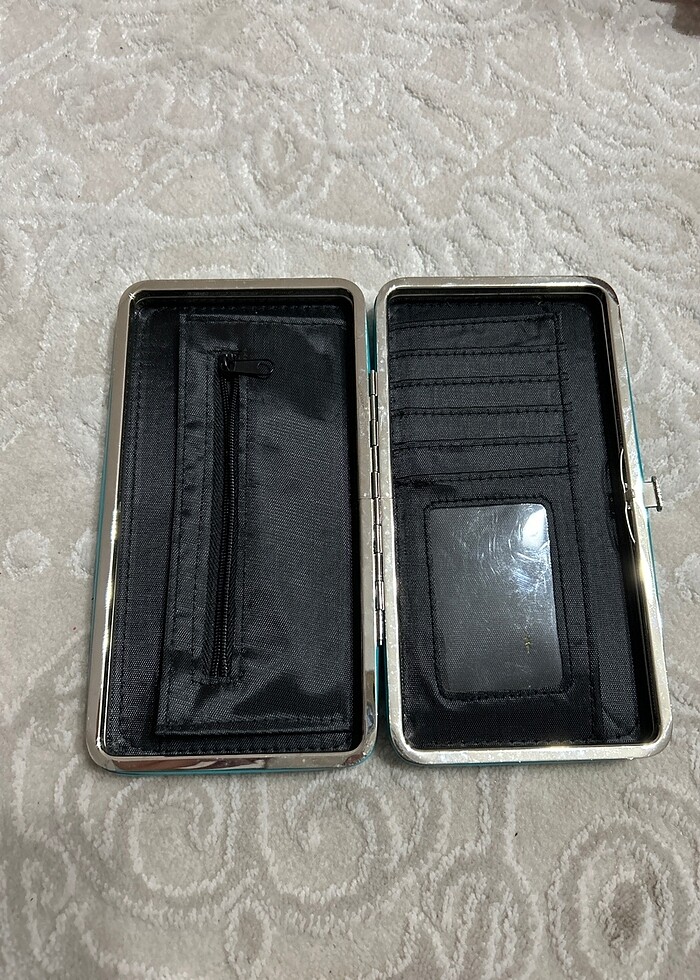 Mango Turkuaz Cüzdan - Görsel 4