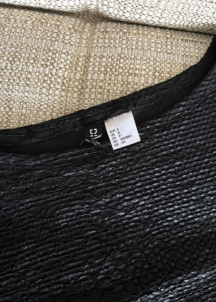 H&M Siyah Şık Crop - Görsel 2