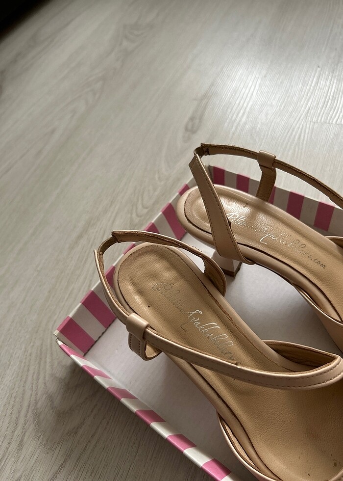 Pelinin Ayakkabıları Nude Topuklu Ayakkabı - Görsel 2