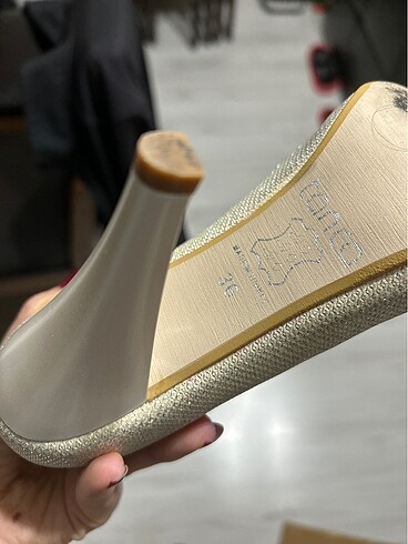 Kemal Tanca Gümüş Abiye Ayakkabı - Görsel 5