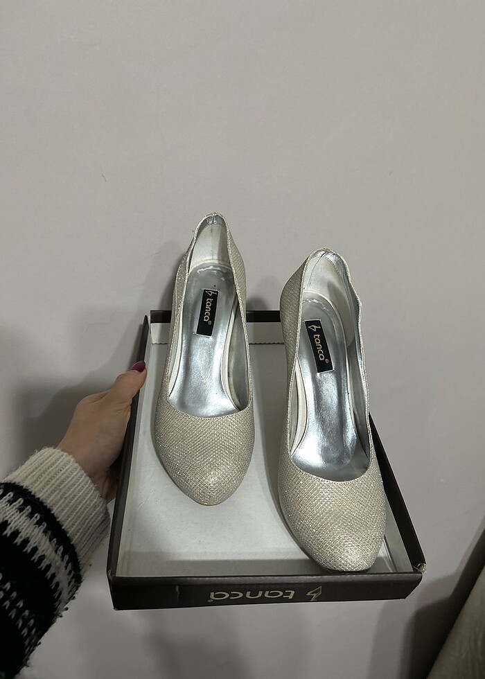 Kemal Tanca Gümüş Abiye Ayakkabı - Görsel 3