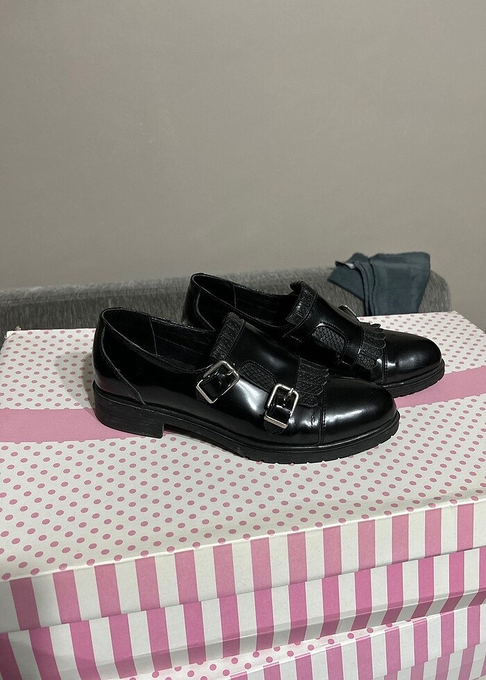 Derimod Siyah Deri Ayakkabı - Görsel 2