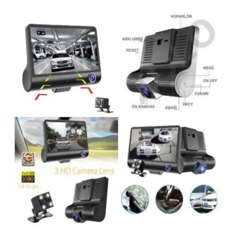 Full HD 1080p Araç Kamerası, 130° Görüş Açısı - Görsel 4