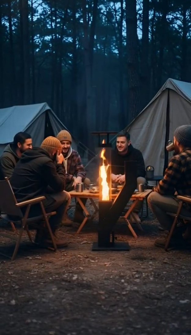 Dış Mekan Siyah pelet sobası Isıtıcı - Görsel 4