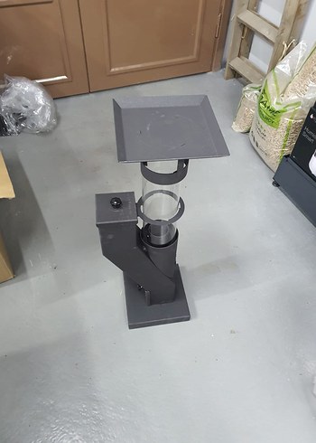 Siyah Dış Mekan pelet sobası - Görsel 2