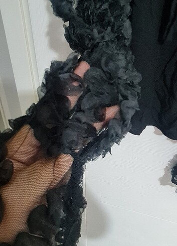 Kol detaylı bluz - Görsel 5