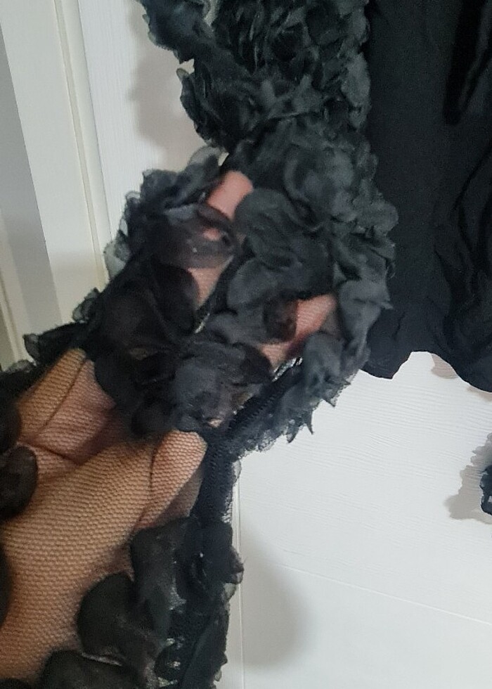 Kol detaylı bluz - Görsel 5