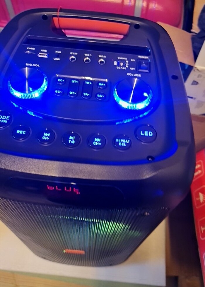 Işıklı Bluetoothlu Hoparlör  - Görsel 2