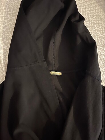 Zara Siyah kapüşonlu ceket