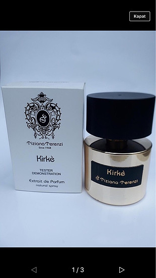 Kirke orjinal tester parfüm 