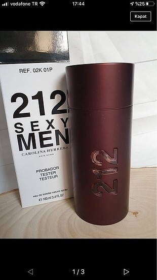 212 sexy men ORJİNAL tester 