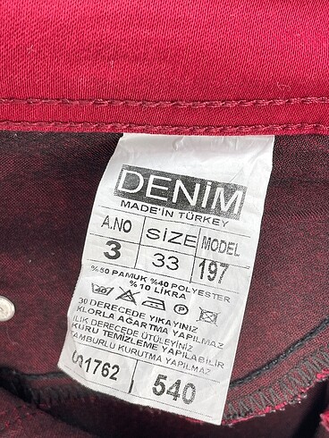 33 Beden çeşitli Renk Vintage Love Jean / Kot %70 İndirimli.