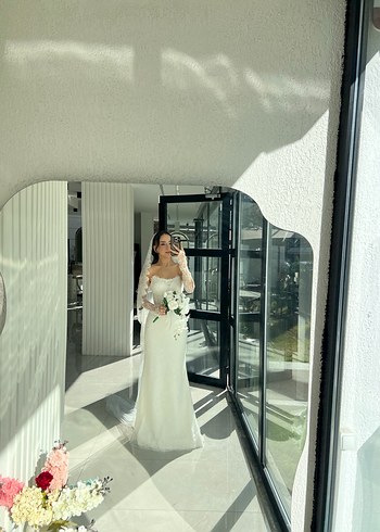 Dantel gelinlik - Görsel 3