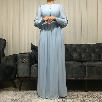 Bebe mavisi elbise