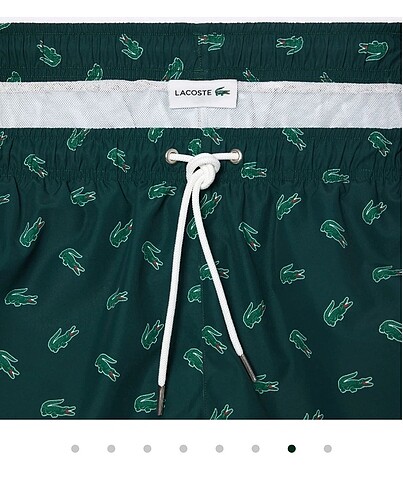 Lacoste Yeşil Deniz Şortu - Görsel 6