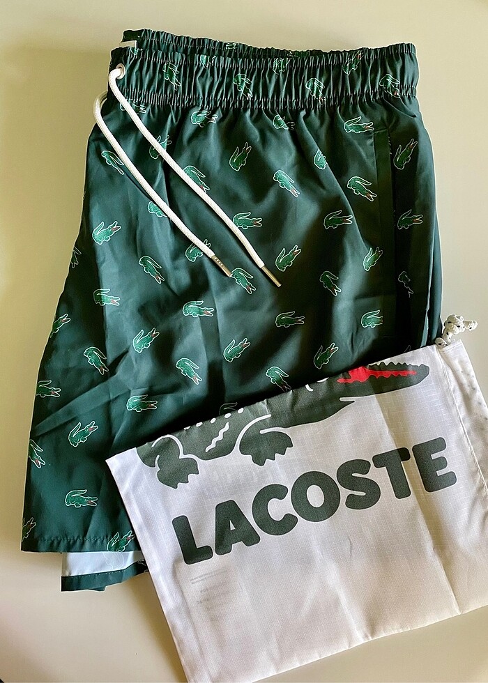 Lacoste Yeşil Deniz Şortu - Görsel 2