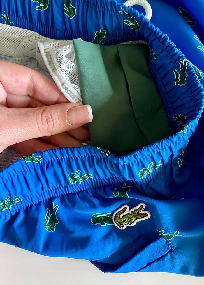 Lacoste Lacivert Deniz Şortu - Görsel 5