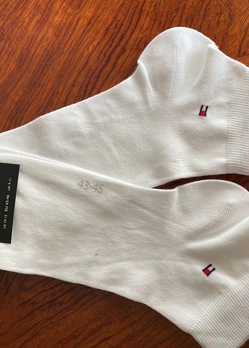 Beden beyaz Renk Tommy Hilfiger Beyaz Spor Çoraplar