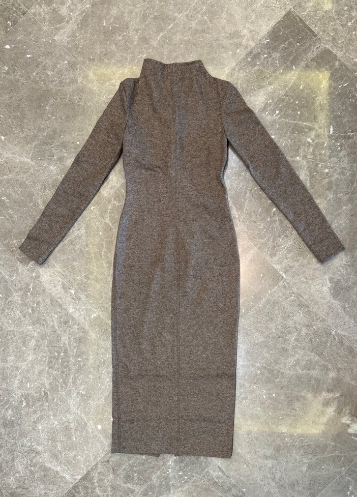 Zara midi boy yün elbise - Görsel 4