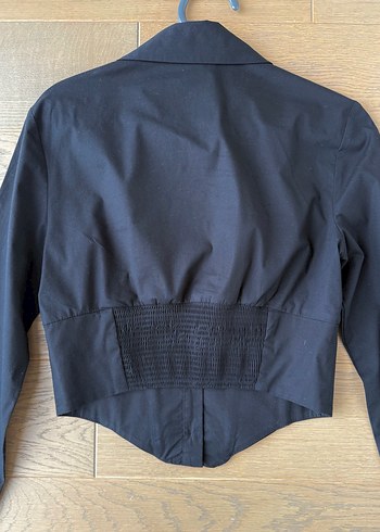 Düğmeli Siyah Dar Kesim Gömlek - Görsel 6